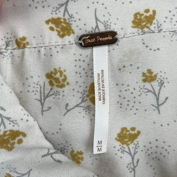 Free People Top Floral Medium Bohemian - Picture 8 of 8